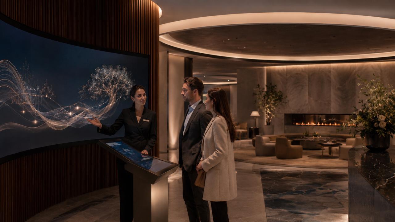 Premium brand experience with digital storytelling and guided interacti
